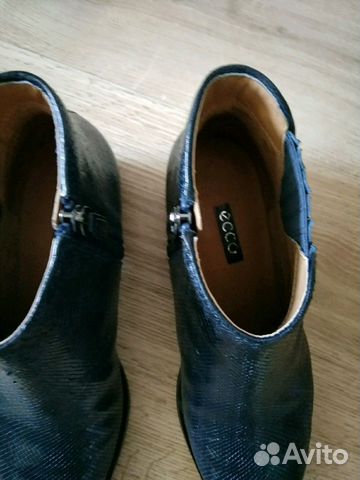 Полуботинки ботильоны женские Ecco кожа