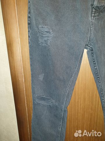 Новые рваные джинсы бойфренды р.52