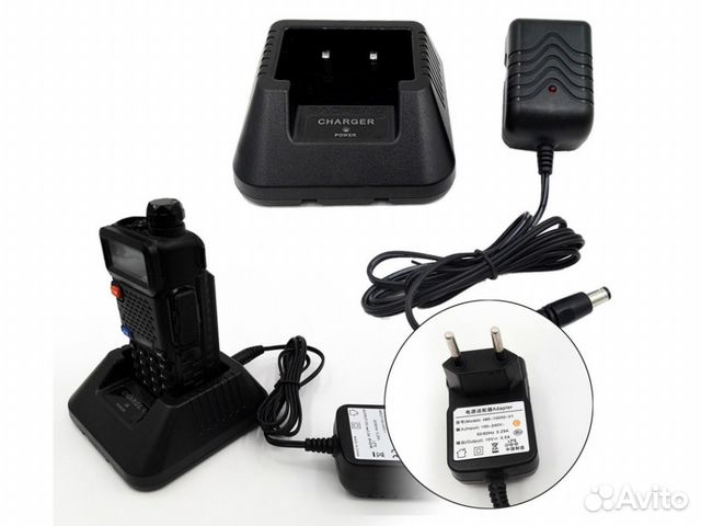 Зарядное устройство Baofeng uv-5r стакан + адаптер