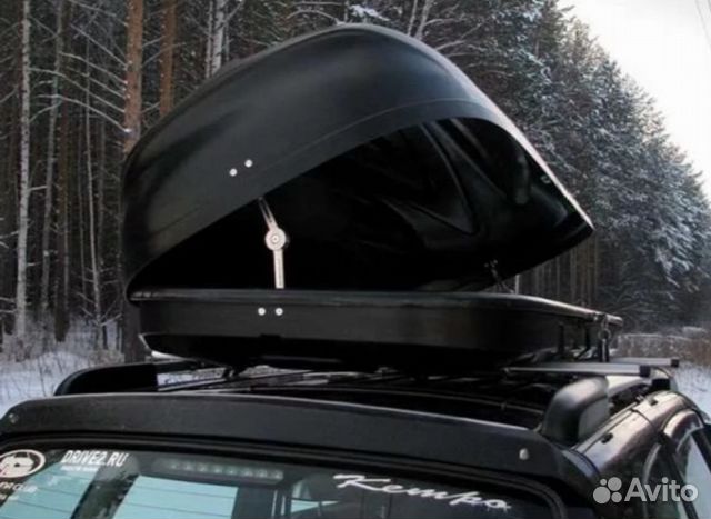 Аэродинамический автобокс на крышу автомобиля