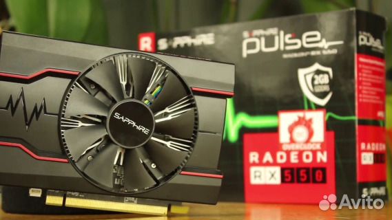 Видеокарта Sapphire AMD Radeon RX 550 pulse OC (11