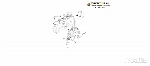 JCB 3cx трубка топливная 320/07052