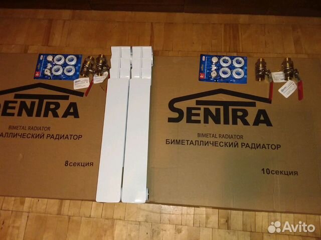 Биметаллический радиатор sentra