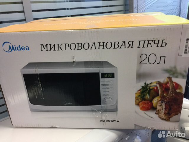 Продам микроволновую печь midea, новая