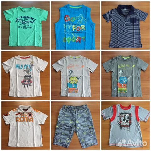 Летняя одежда на 5-6 лет 19 предметов