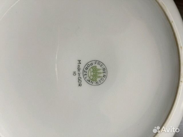 Салатница GDR и стеклянная салатница