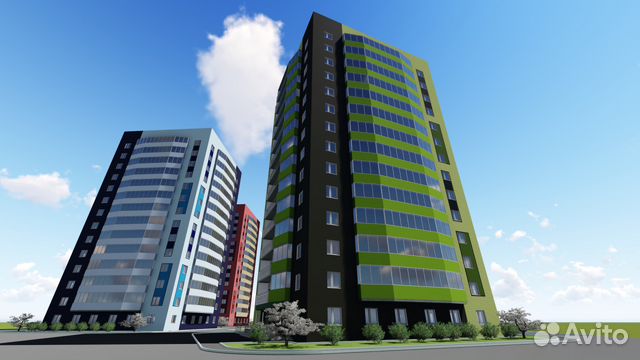 1-к квартира, 38.6 м², 12/14 эт. 1-к квартира, 38.6 м², 12/14 эт.