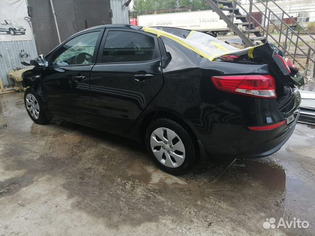 KIA Rio 1.6 МТ, 2017, битый, 22 000 км