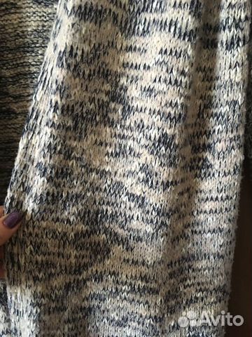 Шерстяной кардиган oversize