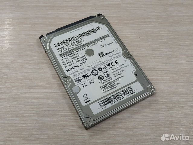 HDD seagate samsung Momentus для ноутбука, 1000Гб