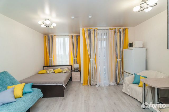 

1-к. квартира, 38 м², 2 кровати