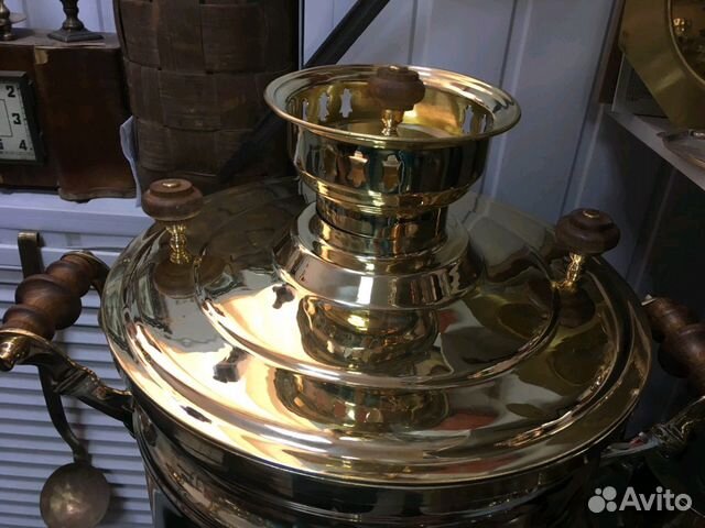 Самовар угольный на дровах 40л