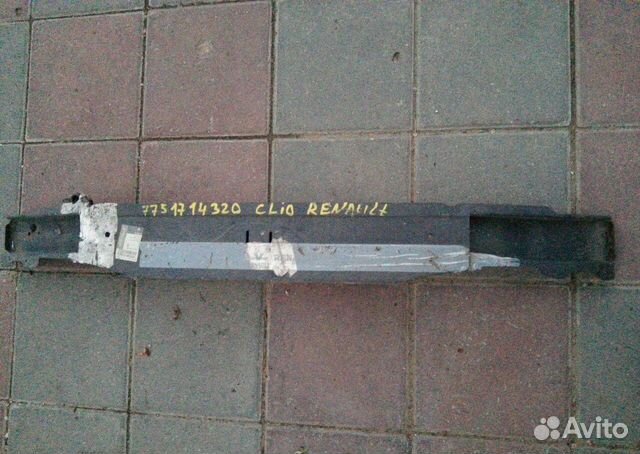 7751714320 Усилитель переднего бампера clio Клио