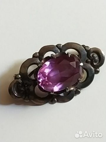 Брошь серебро 875 Брошь серебро 875