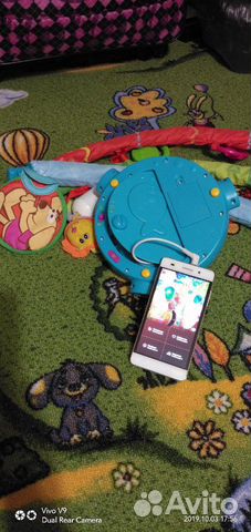 Коврик музыкальный развивающий Chico Bubble Gym 3в