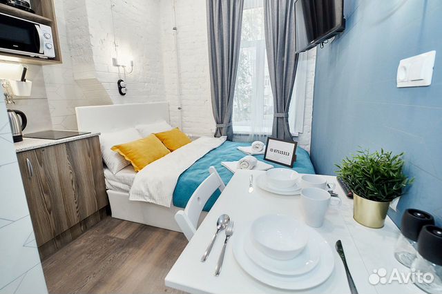 Студия, 15 м², 2/6 эт. Студия, 15 м², 2/6 эт.