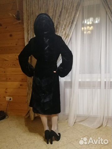 Шуба норка 44-46(48) р. отл сост Black Nafa Шуба норка 44-46(48) р. отл сост Black Nafa