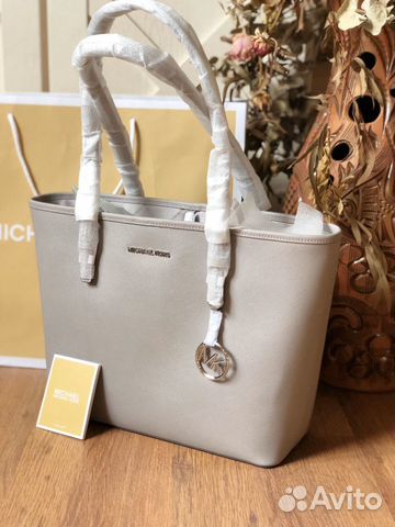 Сумка Michael Kors серая 35H7stvt2L