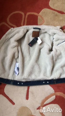 Джинсовая куртка Levis Sherpa trucker