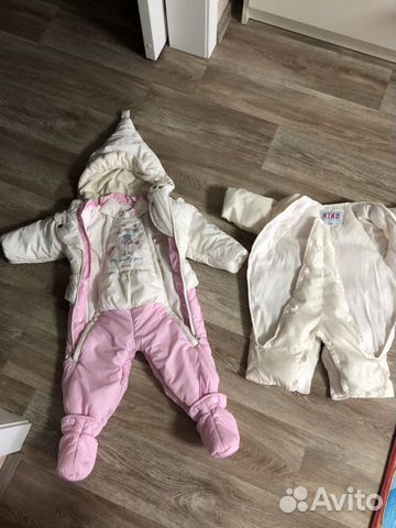 Комбинезон с зимней вставкой kiko, очень тёплый