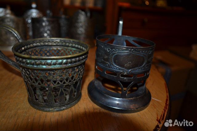 Подстаканники СССР мельхиор, скань Подстаканники СССР мельхиор, скань