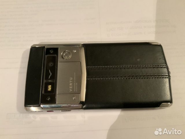 Vertu signature touch JET leather Vertu signature touch JET leather