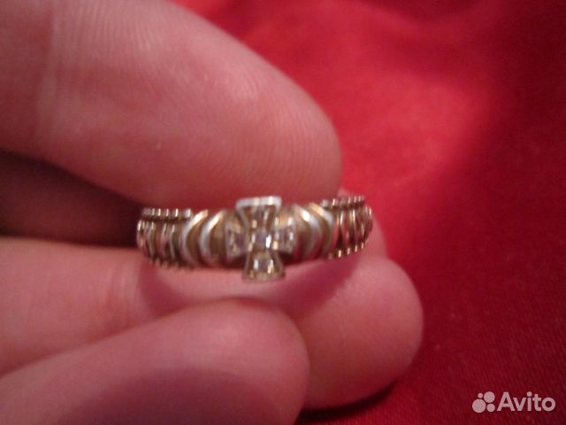 Кольцо серебро
