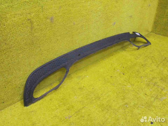 Юбка заднего бампера Mercedes C W205 (14-18) AMG A