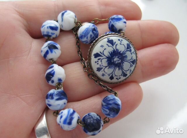 Старинные Фарфоровые Украшения Серебро