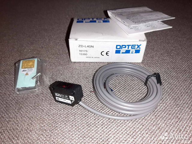 Компактный диффузный лазерный датчик Optex ZD-L40N Компактный диффузный лазерный датчик Optex ZD-L40N