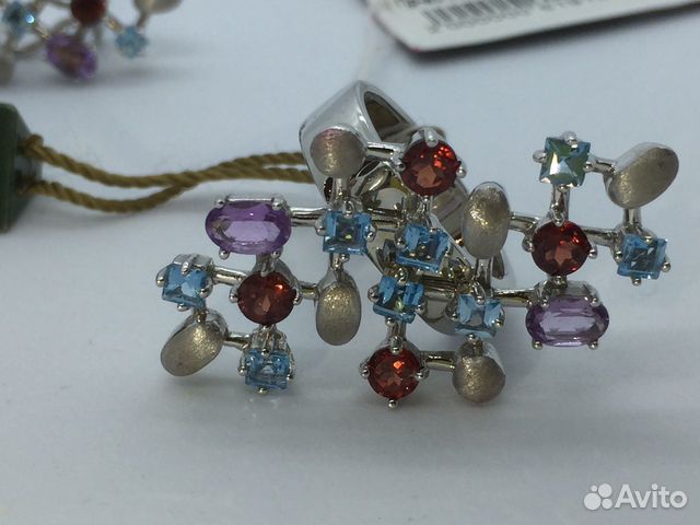 Золотое кольцо и серьги, 585 проба
