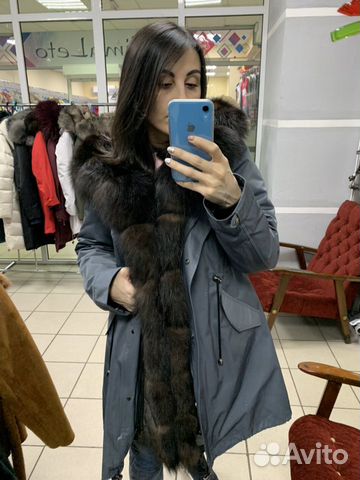 Парки с мехом песца