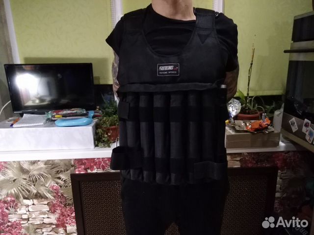 Спортивный жилет с грузами Спортивный жилет с грузами