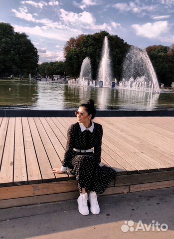 Платье в горох