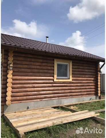 Сруб бани 6x6 м. шестистенок Сруб бани 6x6 м. шестистенок