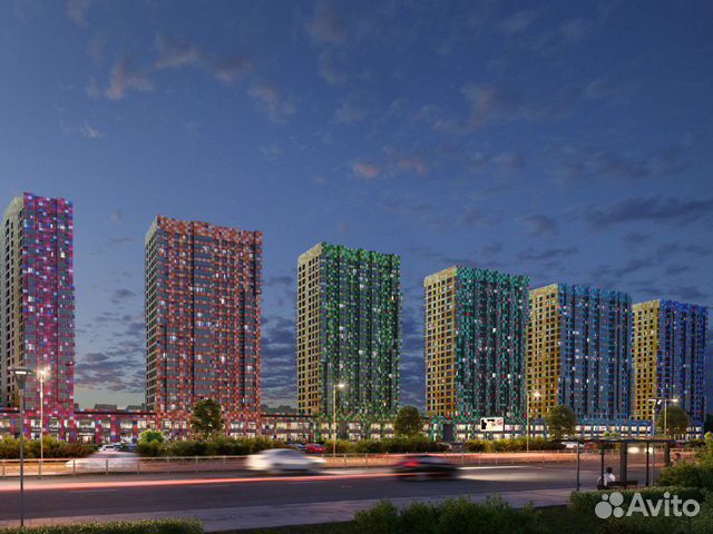 1-к квартира, 45.9 м², 3/25 эт. 1-к квартира, 45.9 м², 3/25 эт.