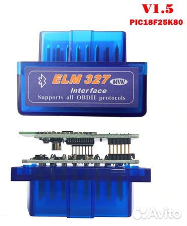 ELM327 OBD2 Bluetooth v 1.5 PIC18F25K80 ELM327 OBD2 Bluetooth v 1.5 PIC18F25K80