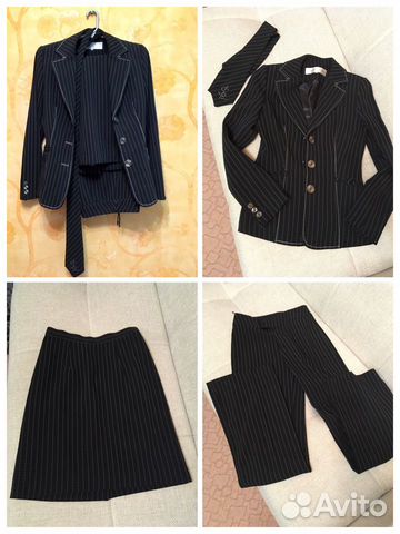 Школьная форма: юбка, брюки, пиджак, галстук 40-42
