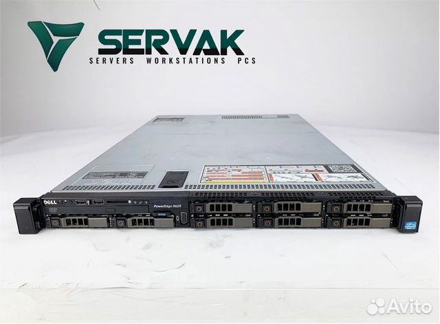 Сервер dell R620 8SFF 2x E5-2680v2 16GB