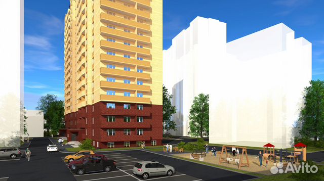 1-к квартира, 35.6 м², 4/17 эт. 1-к квартира, 35.6 м², 4/17 эт.