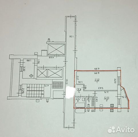 1-к квартира, 41.2 м², 23/24 эт.