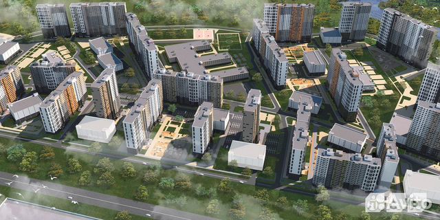 2-к квартира, 54.4 м², 18/25 эт.