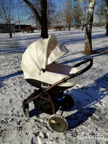 Коляска детская zippy 2 в 1 экокожа