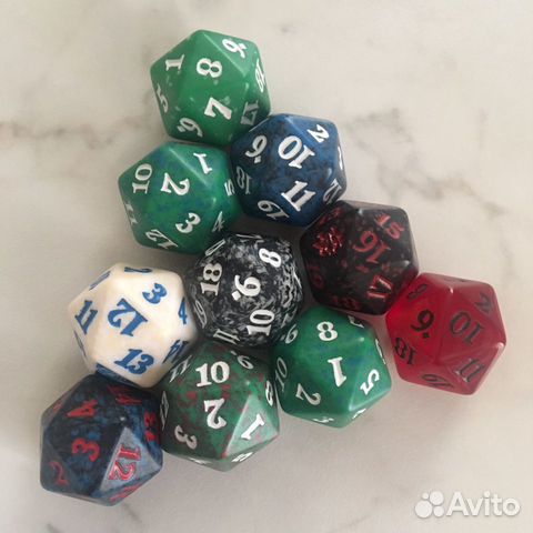 Кубик. D20. Лайфкаунтер. Magic the Gathering