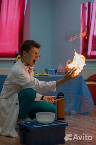 Научное шоу на праздник день рождения Аниматор