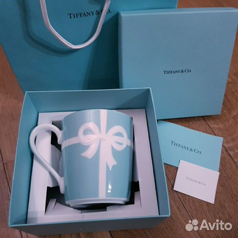 Кружка Tiffany & Co с бантом оригинал Кружка Tiffany & Co с бантом оригинал