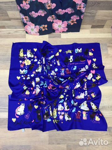 Новый женский шёлковый платок Gold Kashkha Новый женский шёлковый платок Gold Kashkha