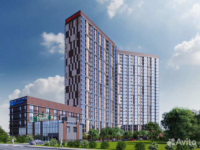 2-к квартира, 40.7 м², 12/25 эт.