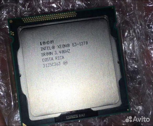 Обменяю Xeon e3 1270 на Xeon e3 1270 v2 с моей доп
