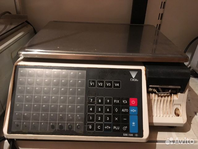 Весы с печатью этикеток digi sm 100
